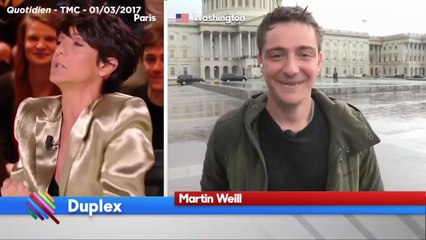 GALA VIDEO - Quand Florence Foresti flirte avec Martin Weill en direct