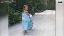 GALA VIDEO - Le Noël d'Harper Beckham