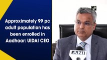 99% adult population enrolled in Aadhaar: UIDAI CEO