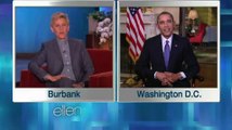Barack Obama et Ellen Breaking parlent selfie et Twitter