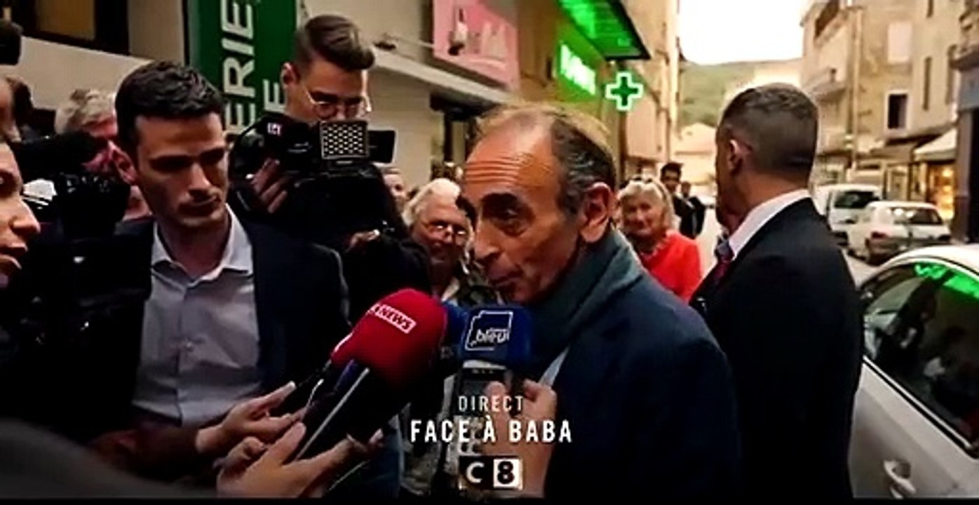 Bande annonce de "Face à Baba" avec Eric Zemmour sur C8