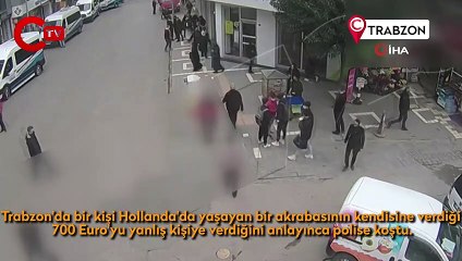 Emanet parayı yanlış kişiye verdiğini anlayınca polise koştu