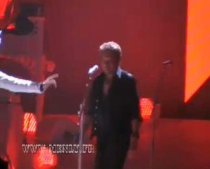 Johnny Hallyday et M à Bercy