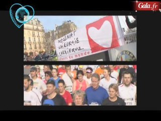 Elodie Gossuin, Roger Zabel courent les km du coeur