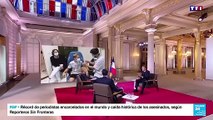 Macron defiende su gestión sin formalizar su candidatura para las presidenciales francesas de 2022