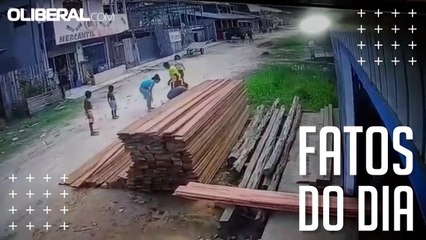 Criança de três anos morre esmagada por tábuas no Marajó