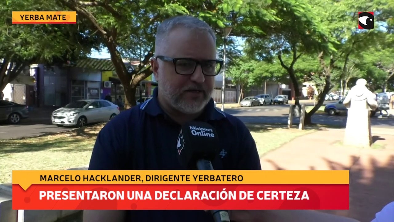 Presentaron  una declaración de certeza