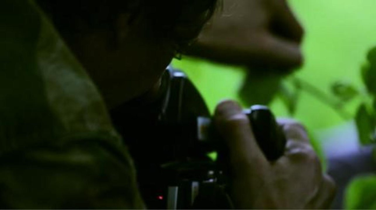 En séance photo avec Robbie Williams