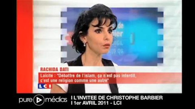 Rachida Dati, lapsus