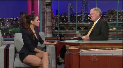 Eva Longoria, sexy chez Letterman