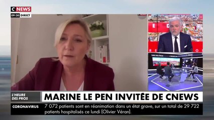 GALAVIDEO - Vif accrochage entre Marine Le Pen et Pascal Praud : "Votre propos est scandaleux !"