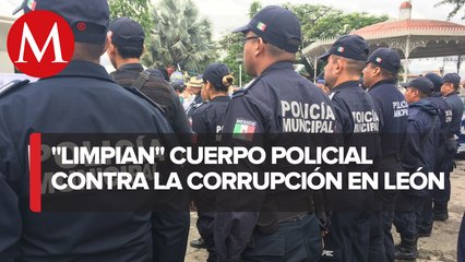 Más de 100 policías fueron dados de baja en León