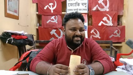 পুর নির্বাচনের সামনে মুখোমুখি বাম প্রার্থী পল্লব মুখার্জি