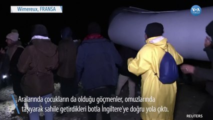 Göçmenler İngiltere’ye Ulaşma Hayaliyle Manş Denizi’nde