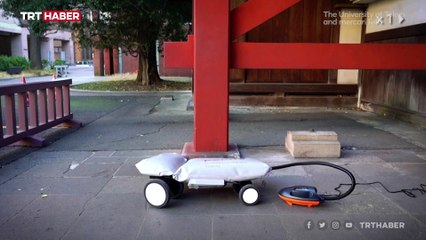 Japon araştırmacılar şişme elektrikli scooter'a yeni özellik kazandırdı