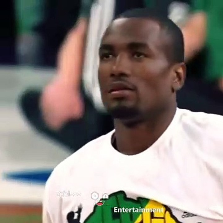 Serge Ibaka like a boss moment