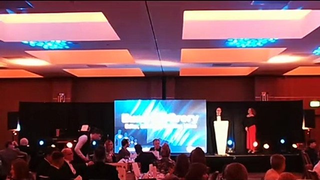 Local Hero Awards: Euan McGrory addresses the audience at the Edinburgh Local Hero Awards 2021 ceremony