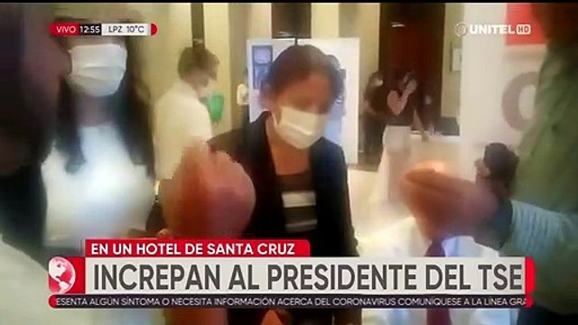 Increpan al presidente del Tribunal Supremo Electoral