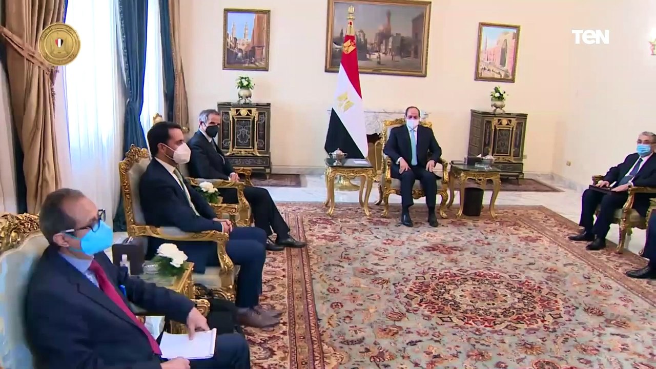 الرئيس عبد الفتاح السيسي يستقبل مدير عام الوكالة الدولية للطاقة الذرية و يتابع تطوير منظومة التقاضي