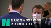 La reacción de Macron al comentario de Pedro Sánchez