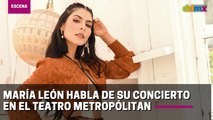 María León habla de su concierto en el Teatro Metropólitan, el próximo 15 de enero