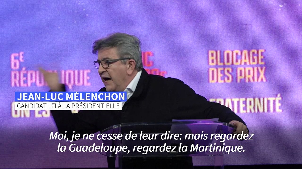 Mélenchon en Guadeloupe: les outremers ne sont pas "des ultra-périphériques" mais des "loupes"