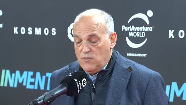 Javier Tebas no da opciones al Barcelona en la puja por Haaland