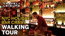 The BEST Holiday Cocktails in New York City | Christmas Bar Crawl | Walk with Travel   Leisure