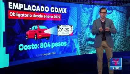 CDMX aprueba multas a emplacados foráneos