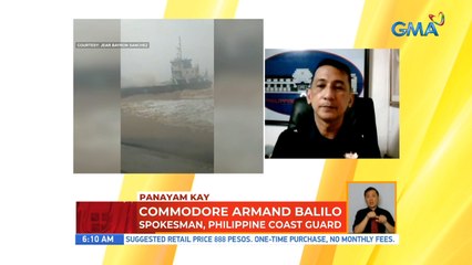 Panayam kay Commodore Armand Balilo, Spokesman, Philippine Coast Guard | UB