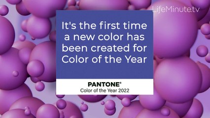 See Pantone's Color of the Year for 2022