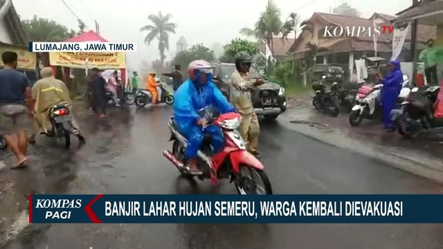 Video Amatir Rekam Detik-detik Banjir Lahar Hujan Semeru Terjang Permukiman