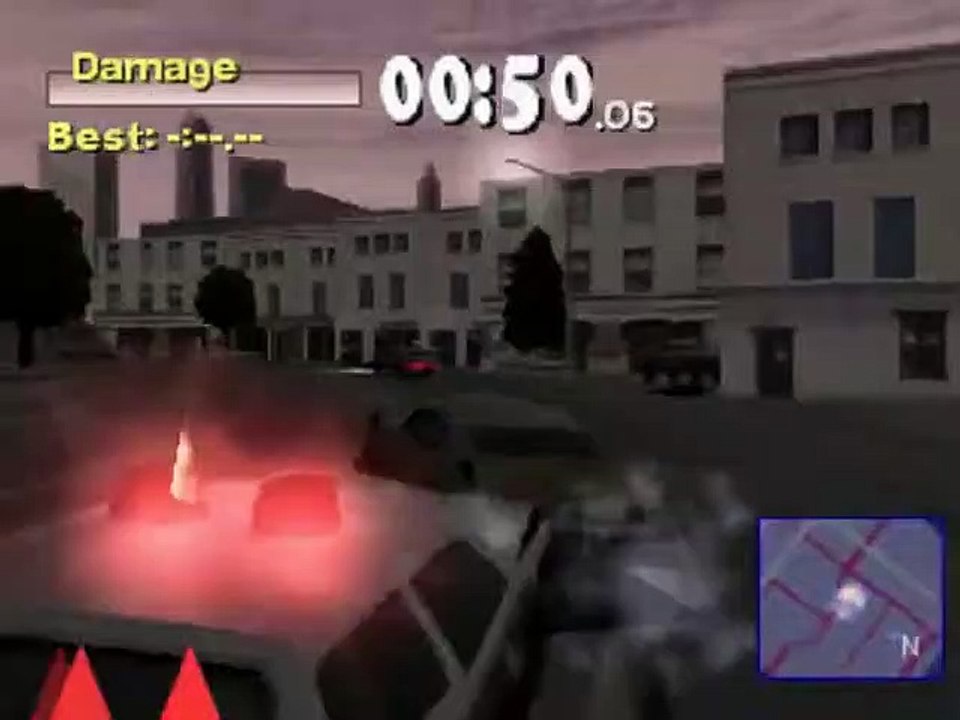 Driver 2 (PlayStation) - Cop aggressiveness + invulnerability + mass + speed, rain and more.