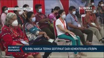 10 Ribu Warga Terima Sertipikat Dari Kementerian ATR/BPN