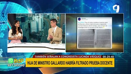 Congresista de PL habría recibido S/.3 mil por examen de maestros, según investigación fiscal