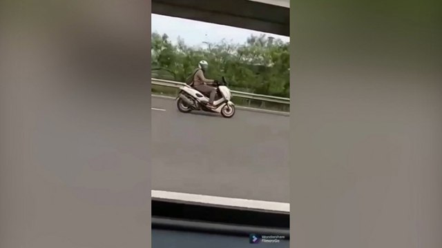 Lagi, Pengendara Motor Nekat Masuk Ruas Tol