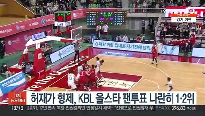 허재家 형제, KBL 올스타 팬투표 나란히 1·2위