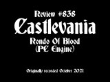 Review 838 - Castlevania Rondo Of Blood (PCE)