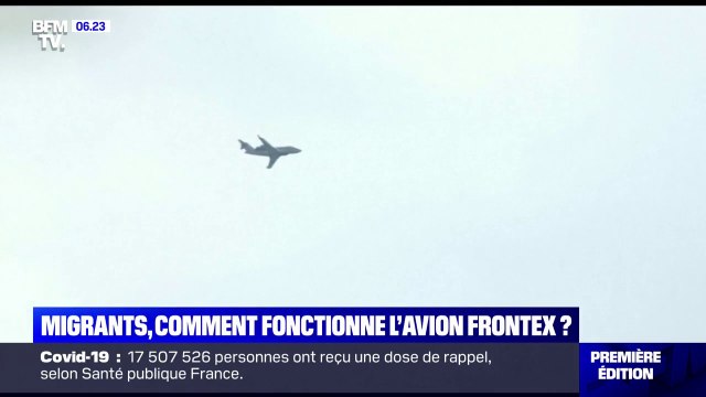 Comment l'avion de Frontex patrouille-t-il au-dessus des côtes du Nord de la France ?