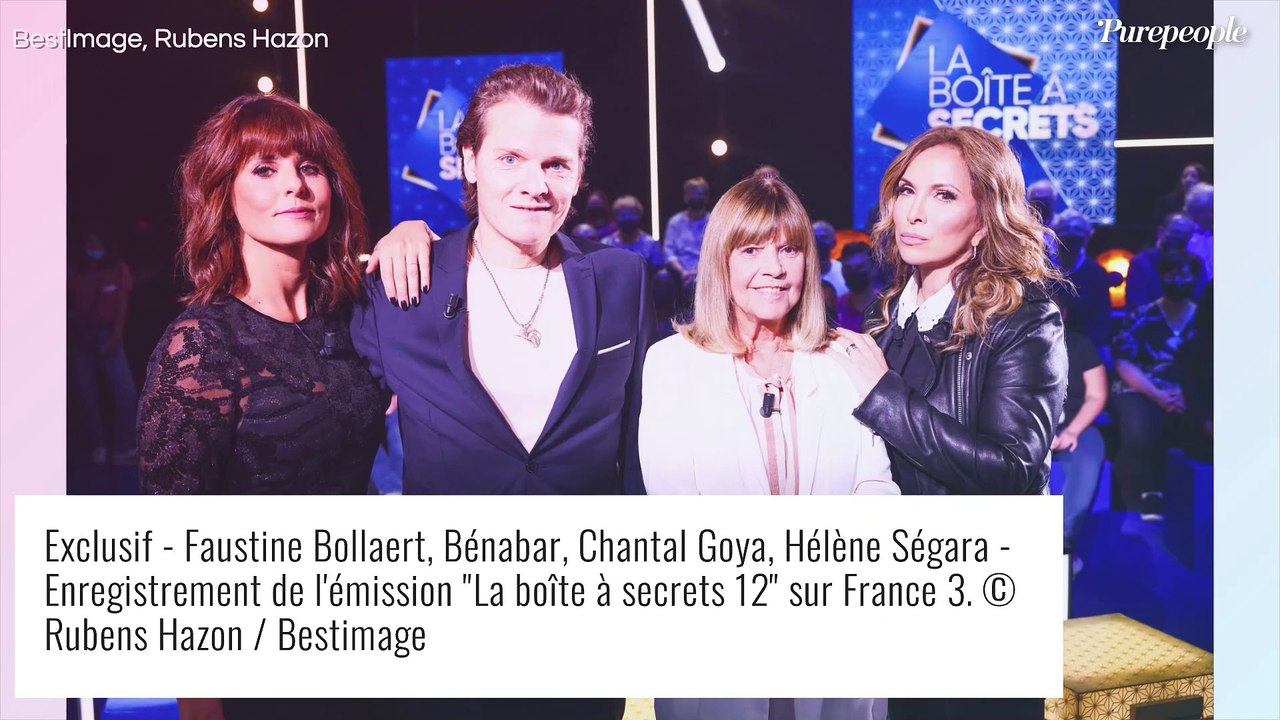 La Boîte à secrets : Hélène Ségara en larmes face à Bénabar et Chantal Goya