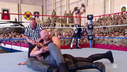 FULL MATCH_ Styles _ Rollins vs. Bryan _ Ambrose _ WWE Tribute To The Troops 2018