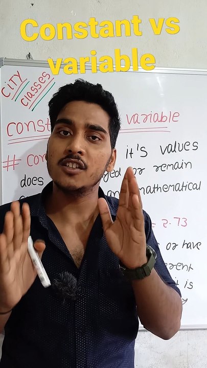 Constant vs variable | constant vs variable in Hindi | constant and variable mathematical tool  #cityclasses