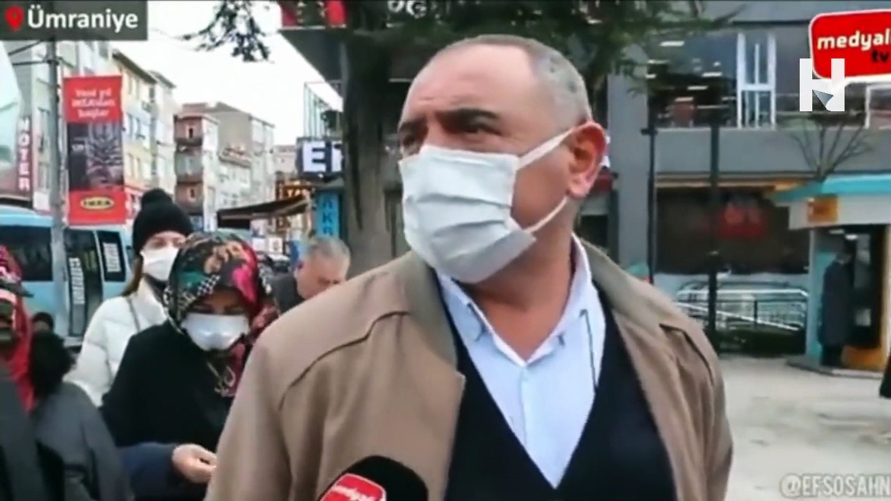 Ümraniye’de Halk Ekmek kuyruğunda bekleyen vatandaş: Ekmek pahalı değil 3 lira normaldir, kuyruk yok, her taraf güzel
