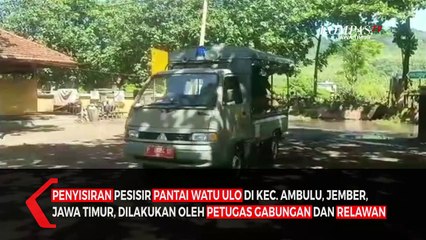 Descargar video: Antisipasi Gelombang Pasang, Pinggir Pantai Steril Pengunjung