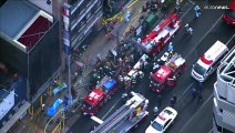 Десятки людей погибли при пожаре в Осаке