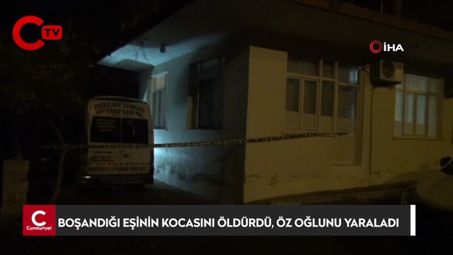 Boşandığı eşinin kocasını öldürdü, öz oğlunu yaraladı