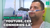 En réanimation et sous oxygène, ce non-vacciné évoque sa prise de conscience