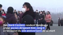 Les Nord-Coréens rendent hommage à Kim Jong Il, mort il y a dix ans