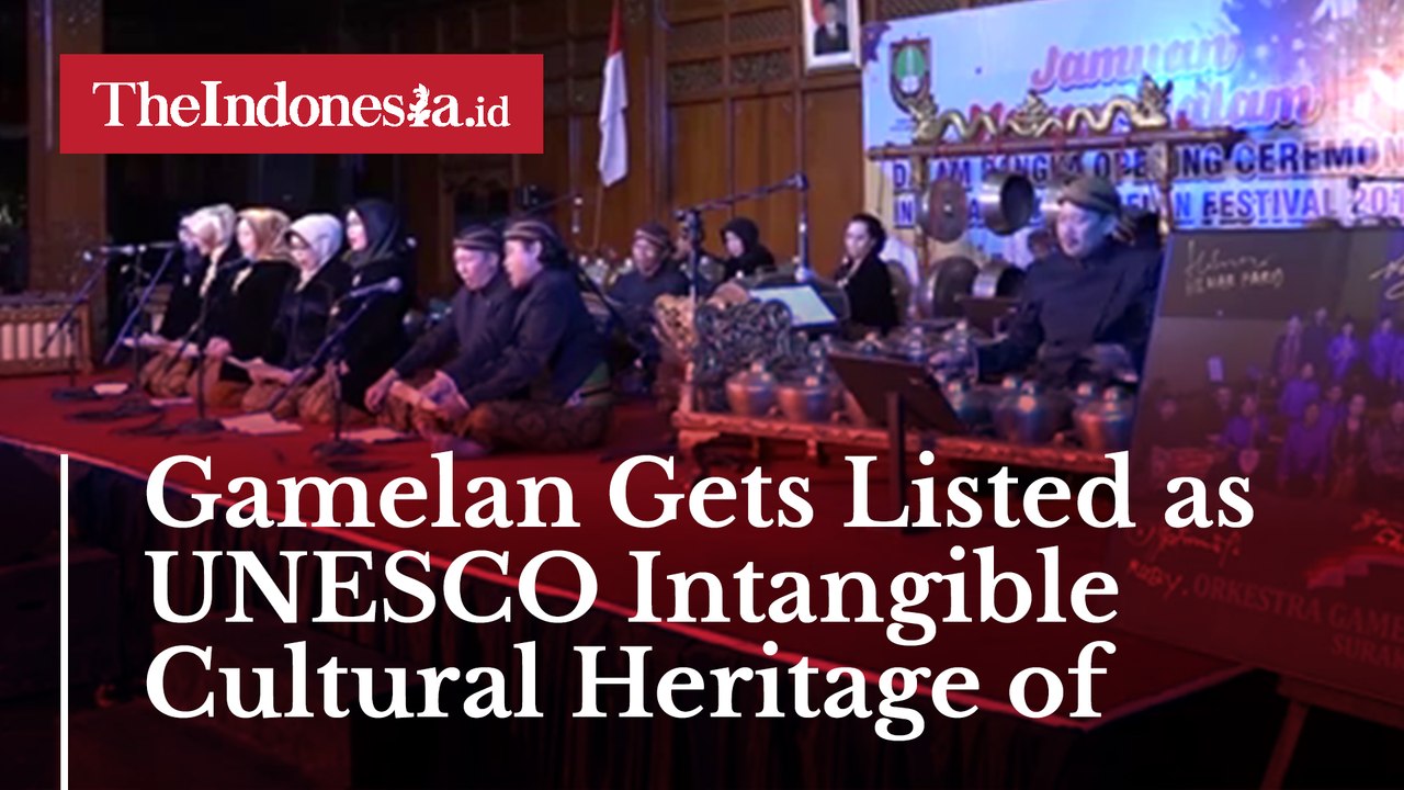 Gamelan Gets Listed as UNESCO Intangible Cultural Heritage of Humanity