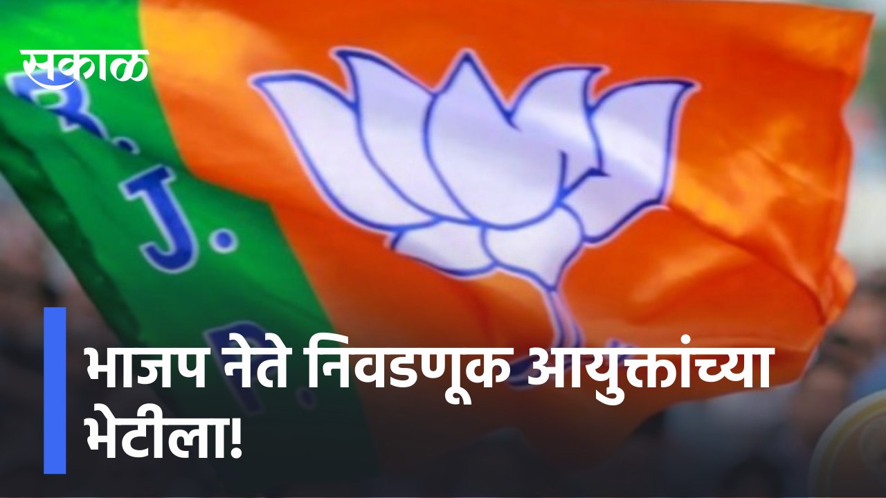 Political Updates | भाजप नेते निवडणूक आयुक्तांच्या भेटीला  | Sakal Media |